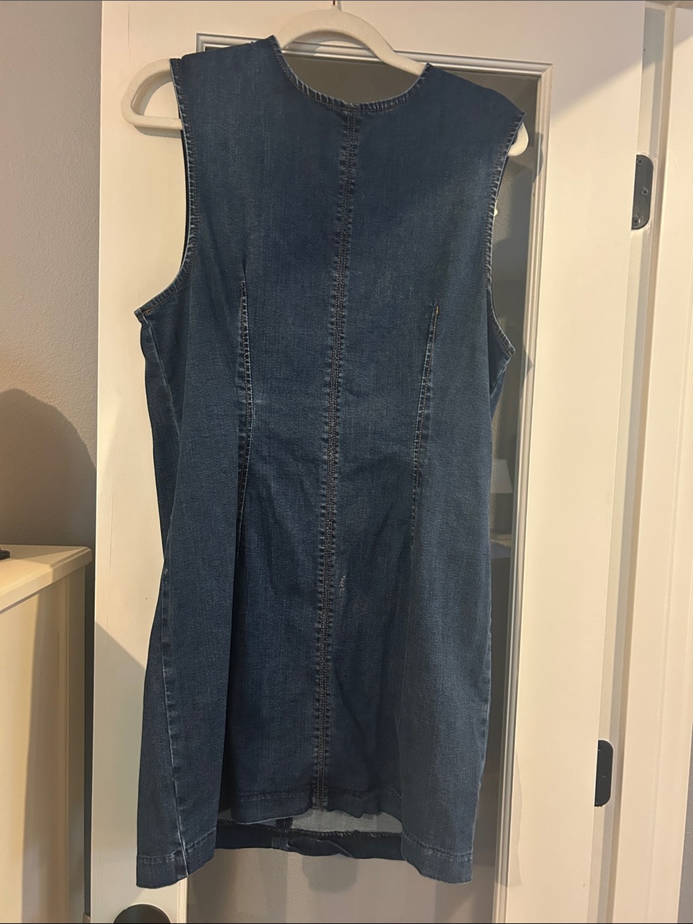Reformation Dark Blue Denim Mini Dress